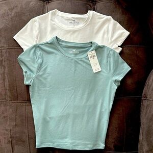 Set of 2 Hollister shirts brand new (one with tags) size XS